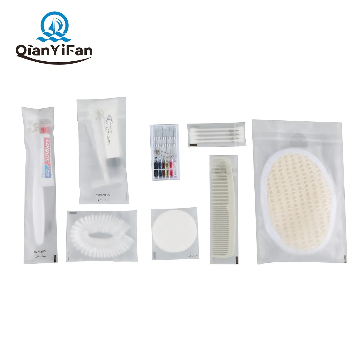OEM High-Quality Disposable Hotel Toiletries Set with Custom Logo for Star Hotels, Resorts, and Guest Rooms