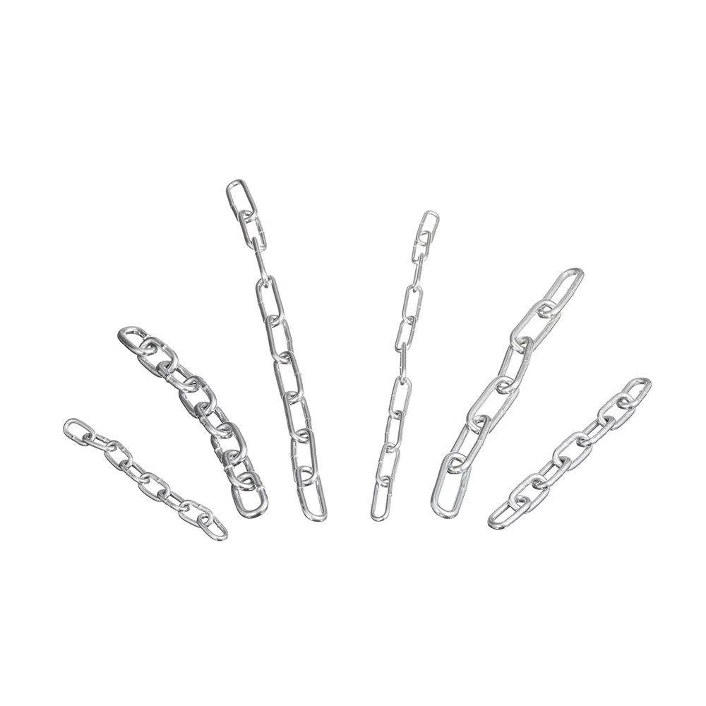 Zinc-Aluminum Coated Multi-Colored Lifting Boat Oil Platform DIN763 DIN766 Carbon Steel Brass Aluminium Metal Long Link Chain