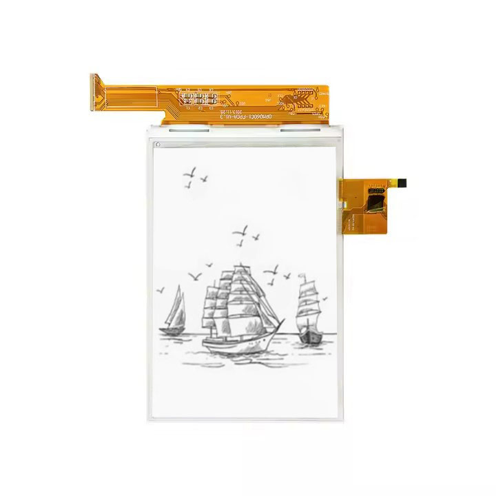 6-дюймовый E-Ink дисплей 758x1024, черно-белый/цветной
