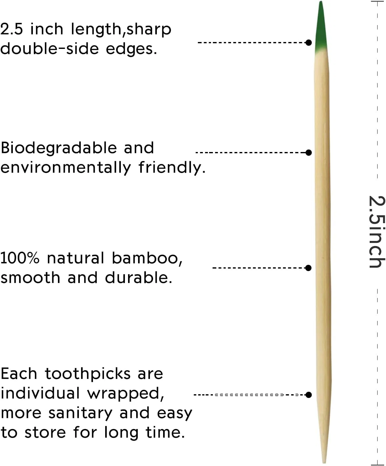 Chinese Bamboo Toothpick Manufacturer Adopts Individual Wrapping Pape