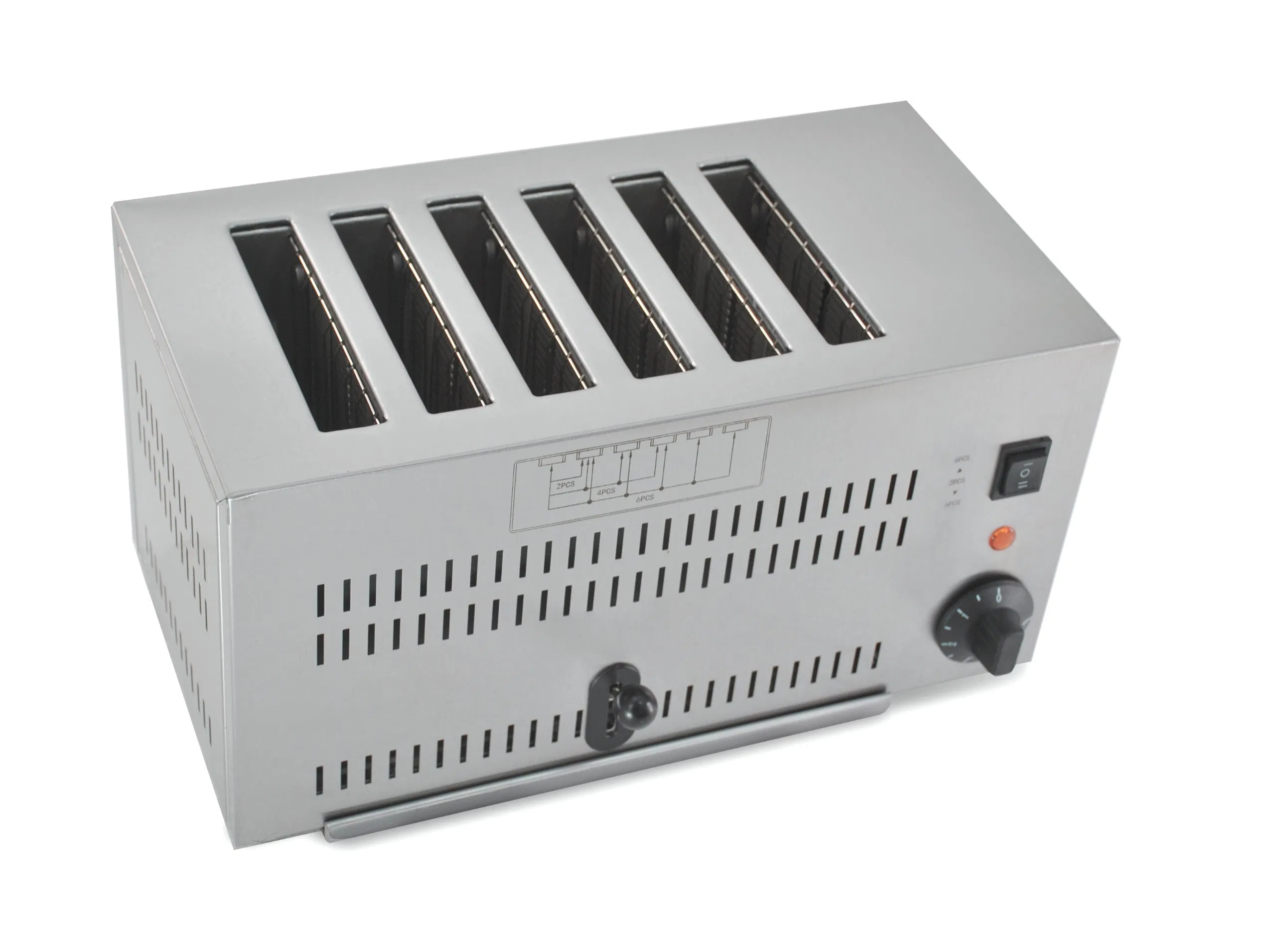 Automatic Toaster 2-Slice Stainless Steel Toaster