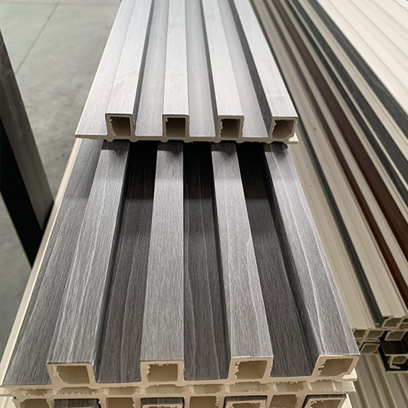 Cheap Wood Plastic Material Fluted Wall Board Interior WPC Wall Panel