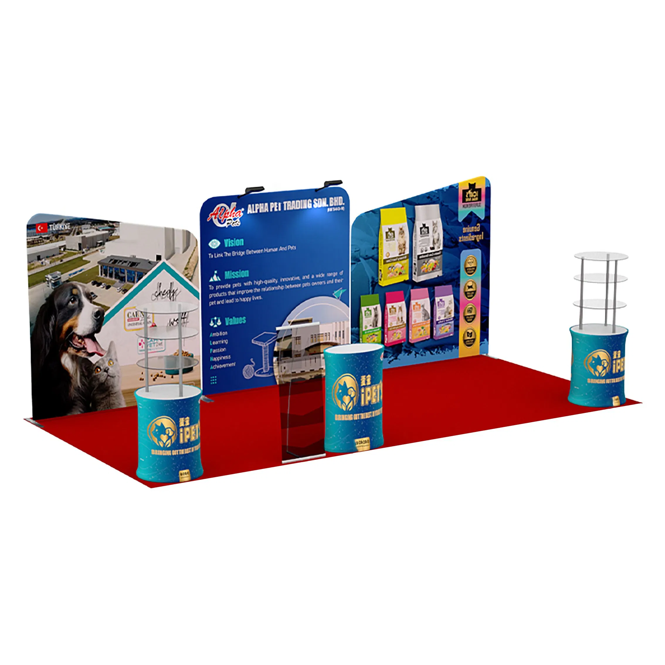 Rental Booth Designs Exhibition Projects Trade Show Display Stand Backdrop Wall Booth Exhibit Design Ideas
