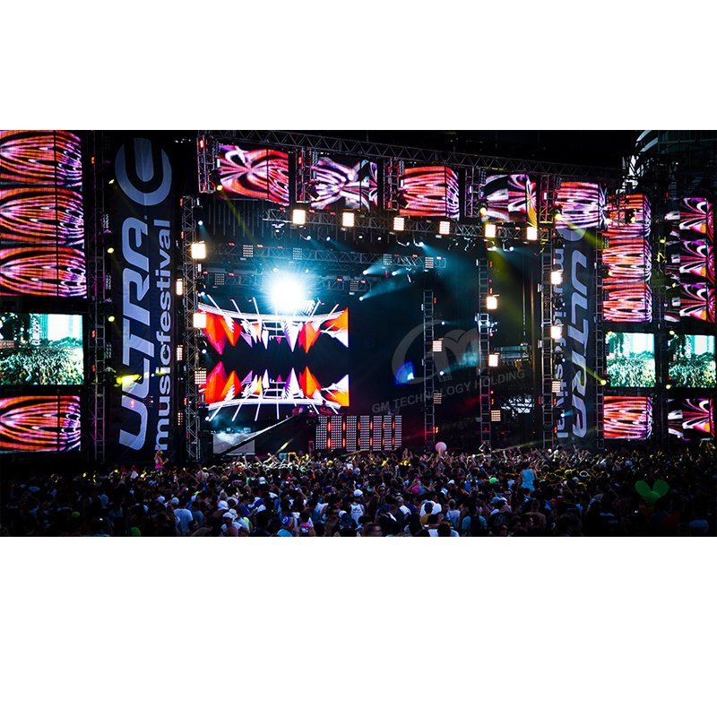 LED-дисплей P2.6 для сцены, 2K/4K/8K