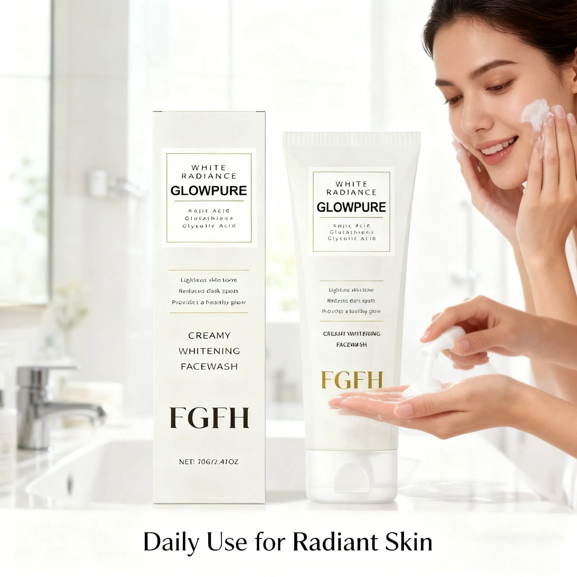 Skin Care Acne Pimple Dark Spot Removal Whitening Deep Cleaning Face Wash