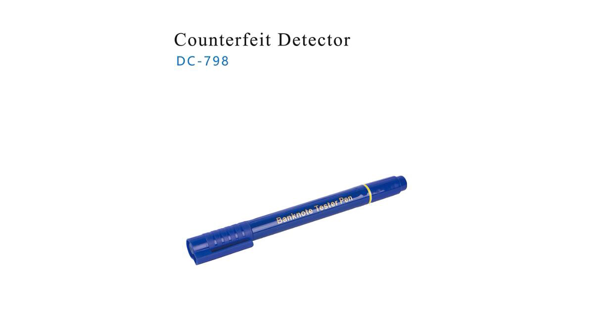 DC-798 Best Selling Money Banknote Tester Pen 2in1 Bill Counterfeit Detector Universal Detect False Currency Tool