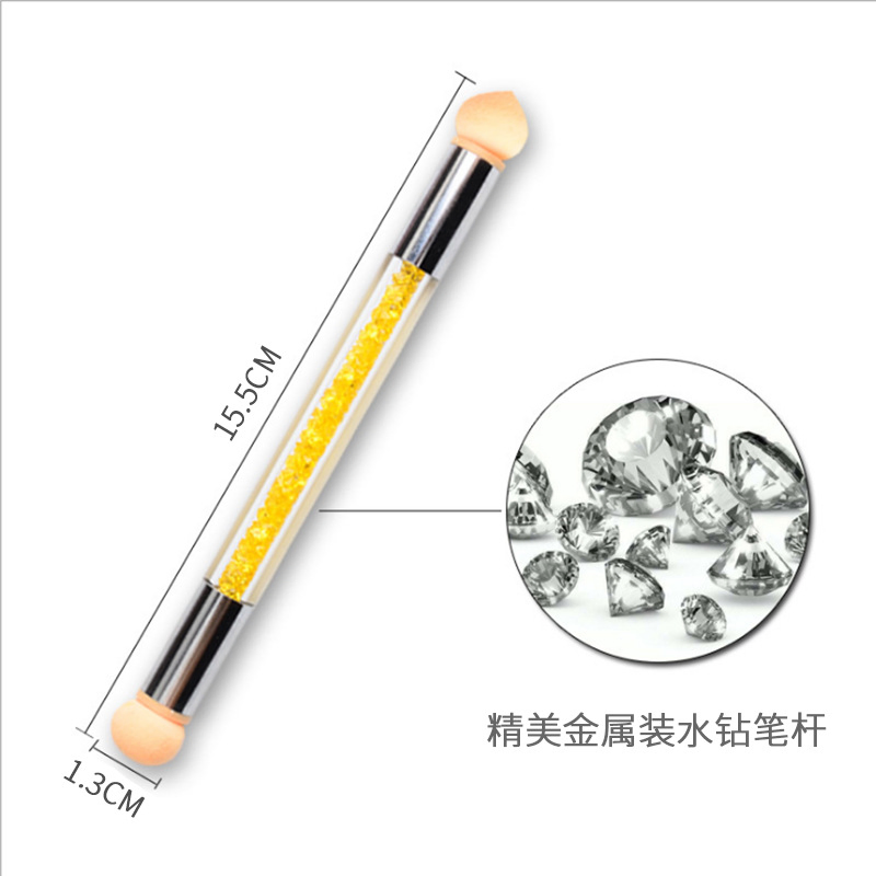 Nail Painting Sponge Brush Double Ended Manicure Nail Art DOT