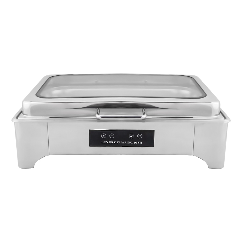 Daosheng Hot Selling Retangular Buffet Catering Food Warming Commercial Hydraulic Stainless Steel Electric Chafing Dish