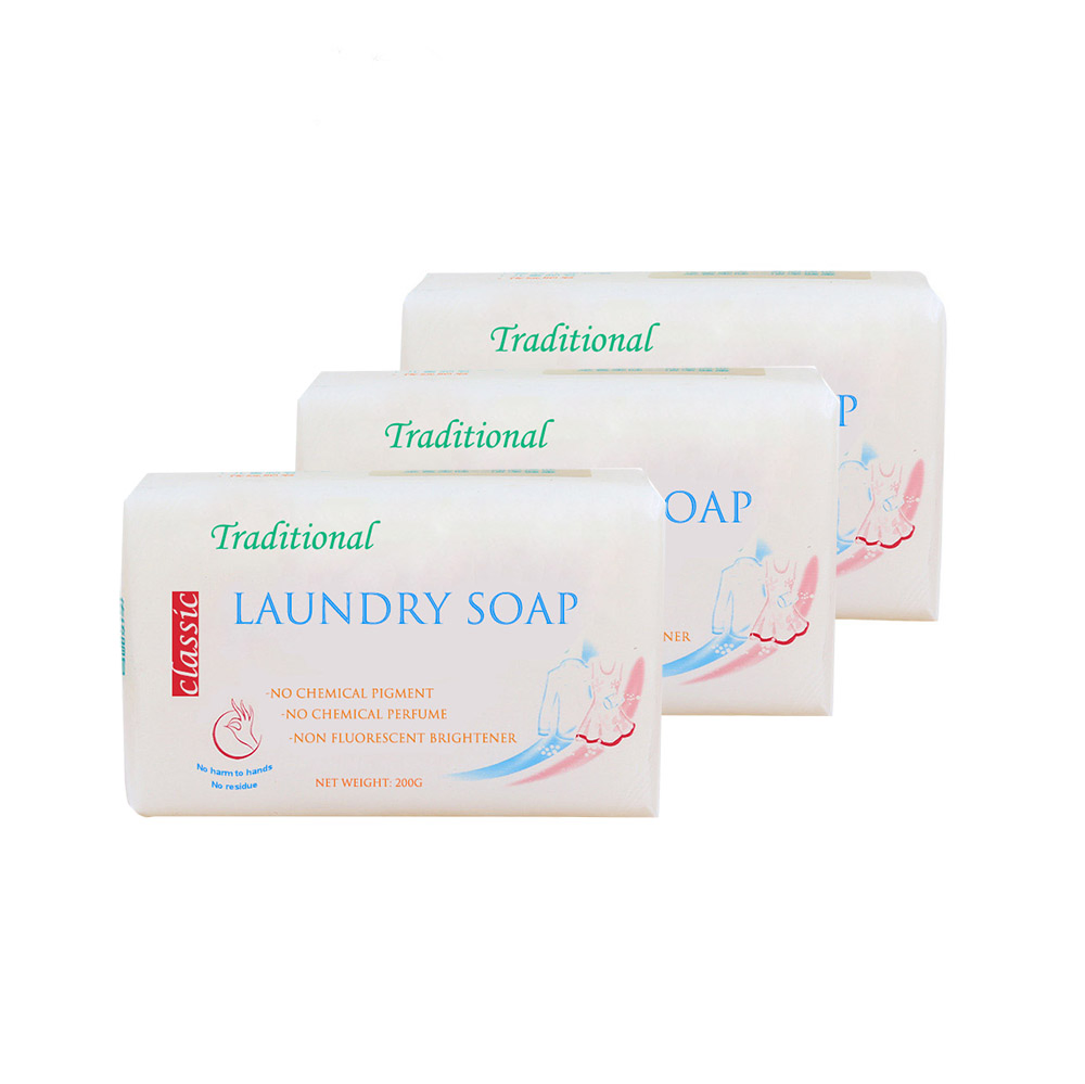 100/150/200gram Transparent Laundry Soap / Bath Bar Vegtable Botanical Washing Bar Jabon Factory