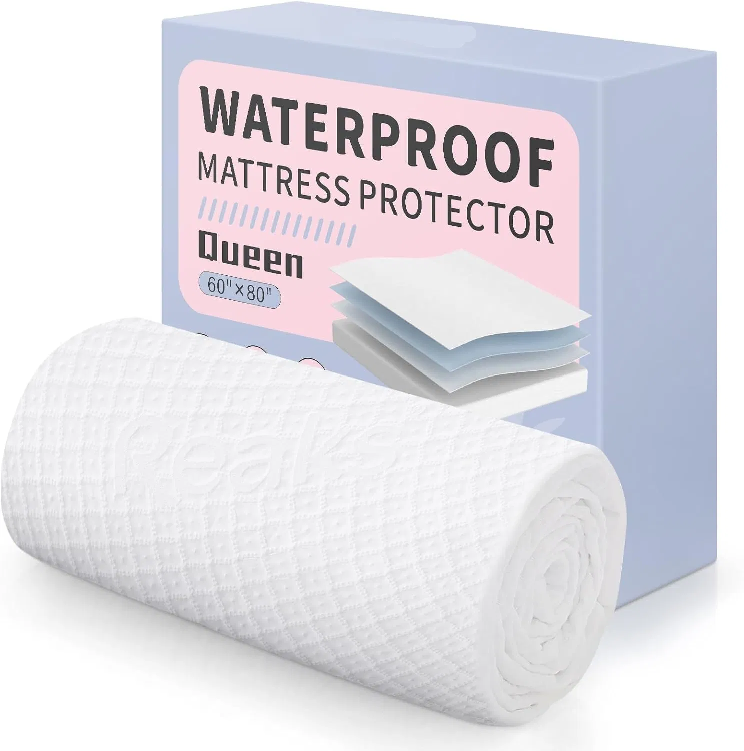 Premium Bamboo Mattress Protector with Waterproof Deep Pockets