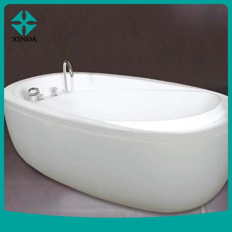 Угловая акриловая ванна XINDA с гидромассажем
