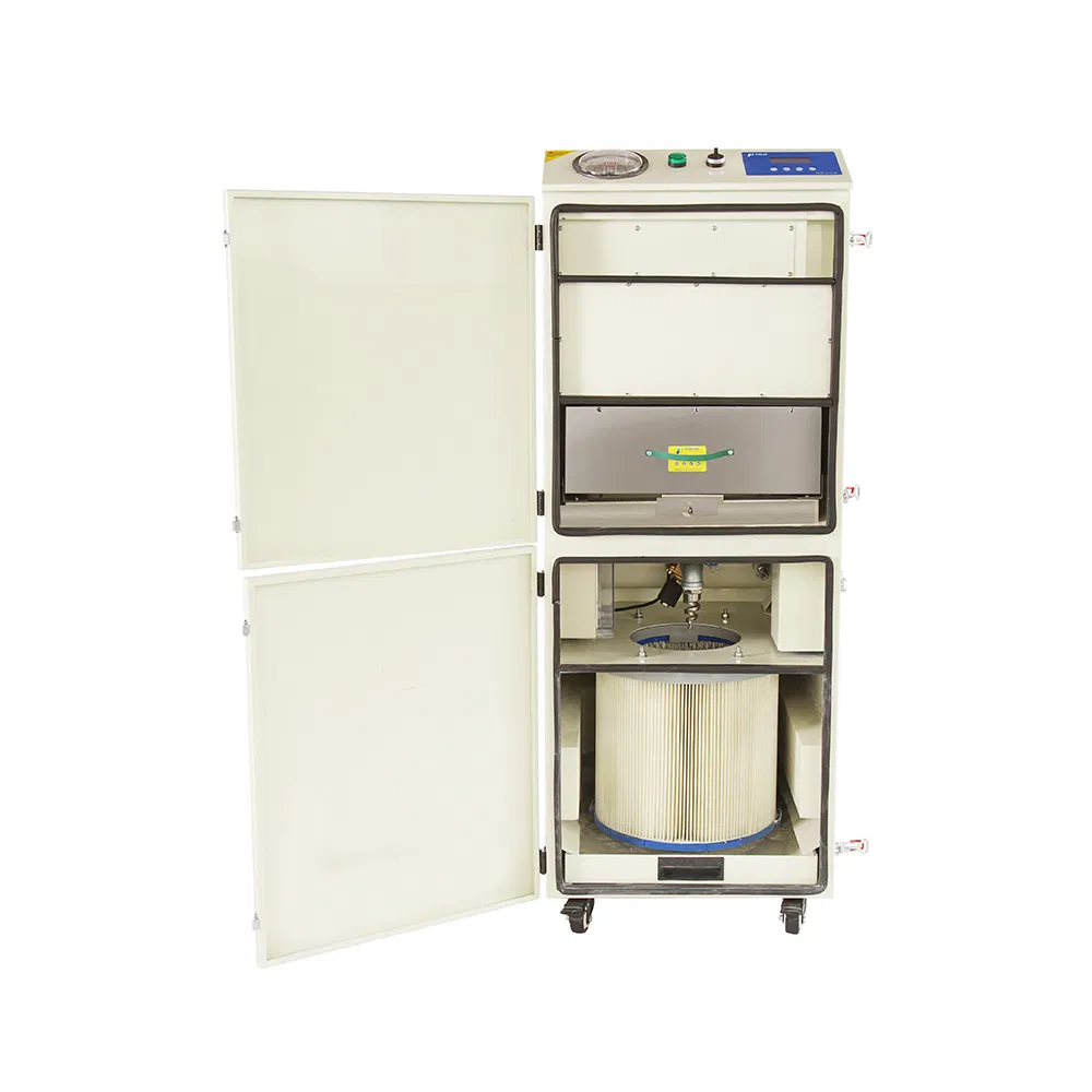 Patent products PA-700TS-LT-IQ suit to sticky fume filtration and adsorb strong smell for small working area laser cutting/engraving
