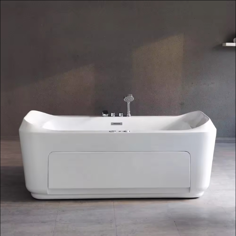 Акриловая массажная ванна SPA, отдельностоящая