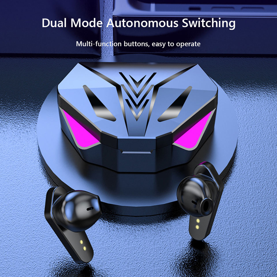 Игровые наушники X15 TWS с LED-подсветкой