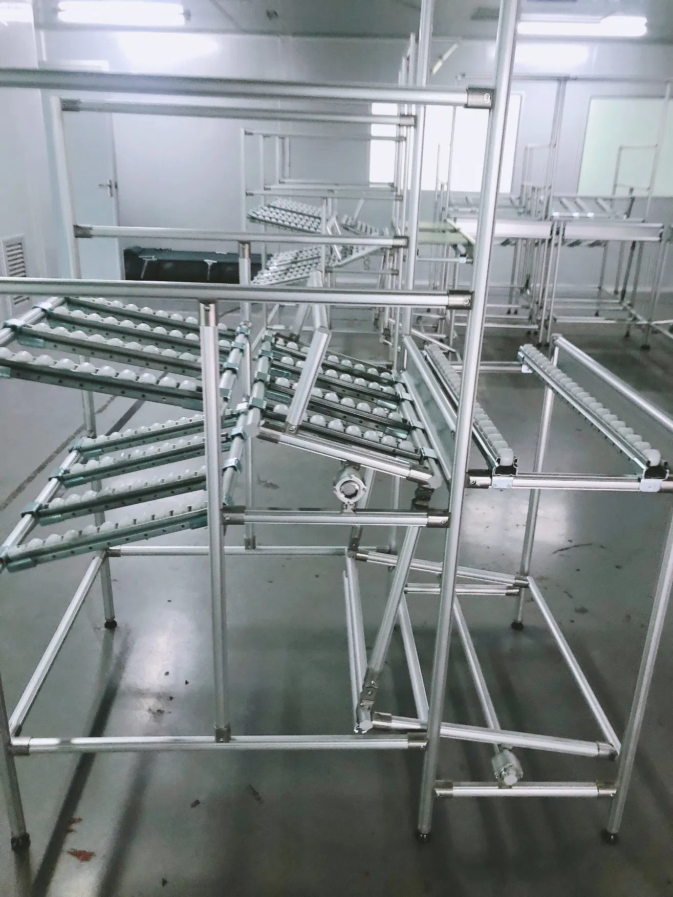 Aluminum Extrusion Pipe 28mm Lean Profiles Tube for Flow Rack