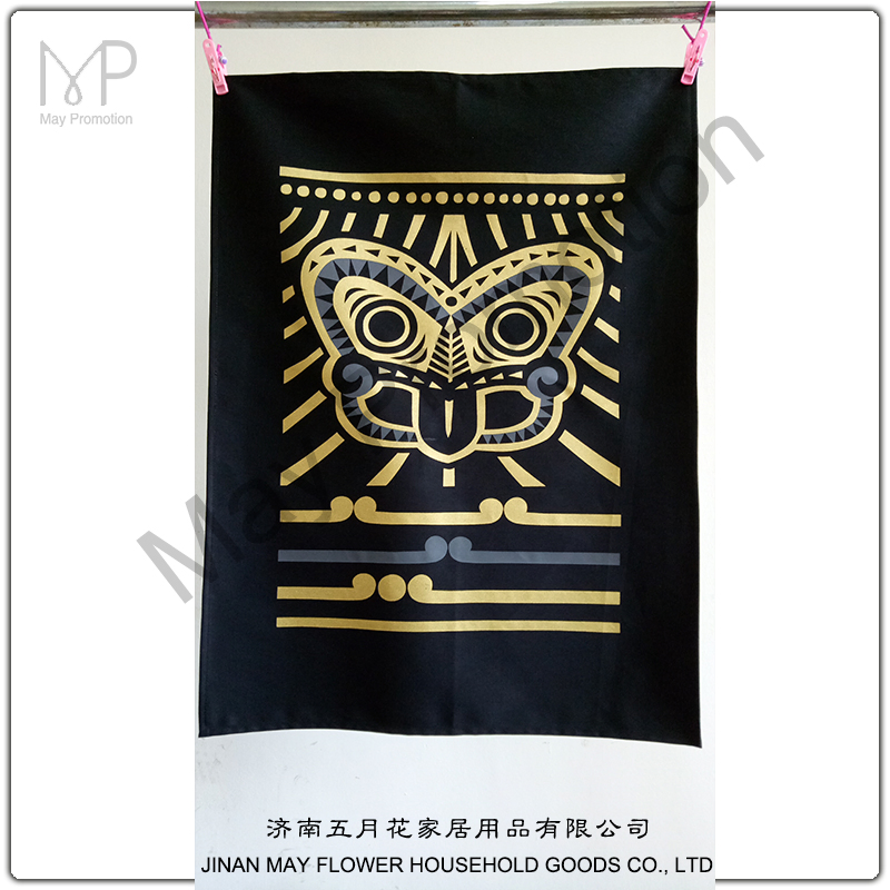 Plain Muslin Face Towel with Custom Digital Print for Kitchen Use