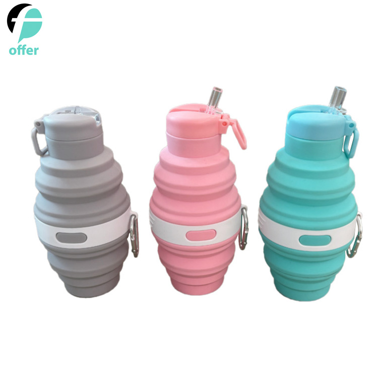 Collapsible Silicone Water Cup Portable Outdoor Bottle