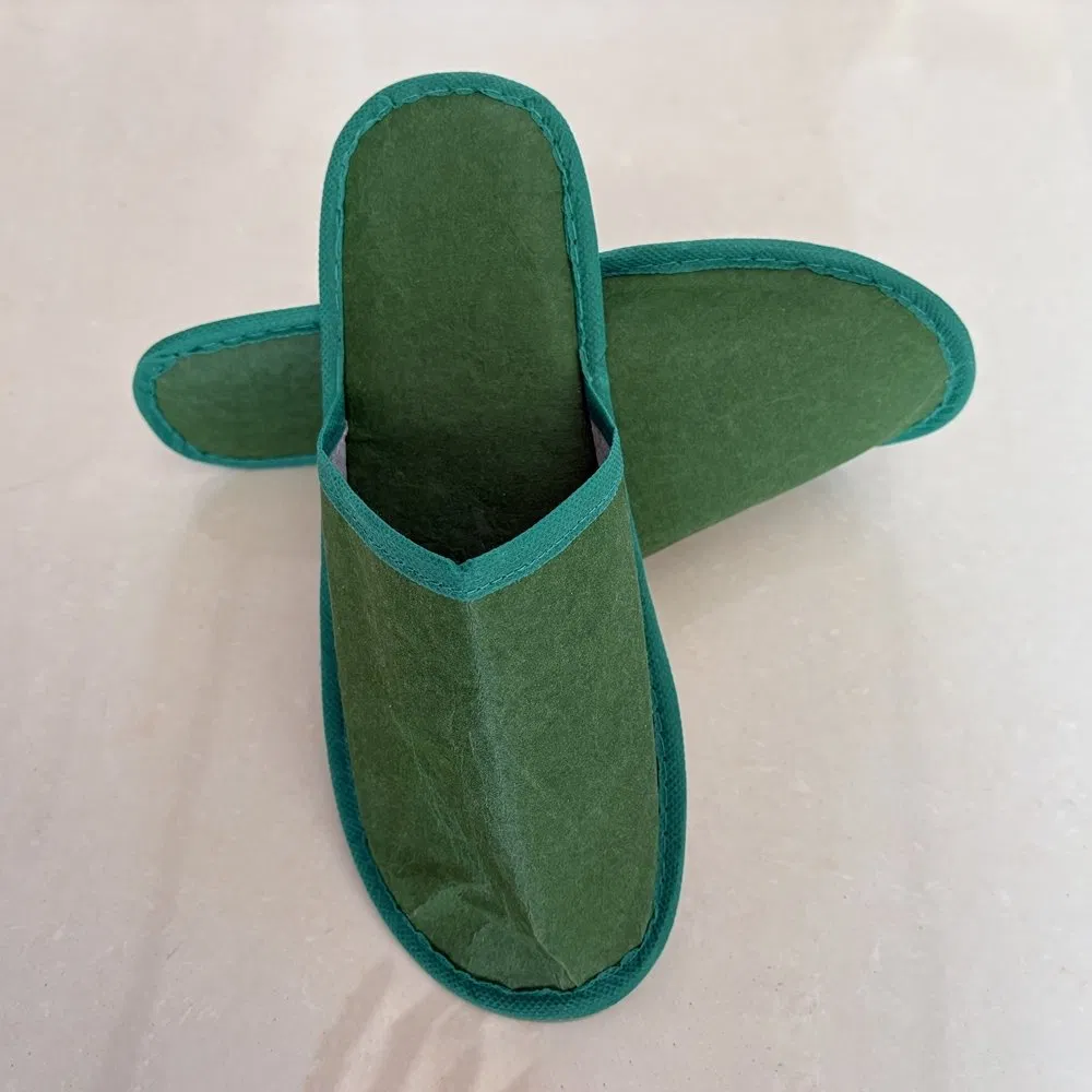 Hot-Transfer Printing Logo Environmentally Friendly Disposable Custom Slipper Hotel