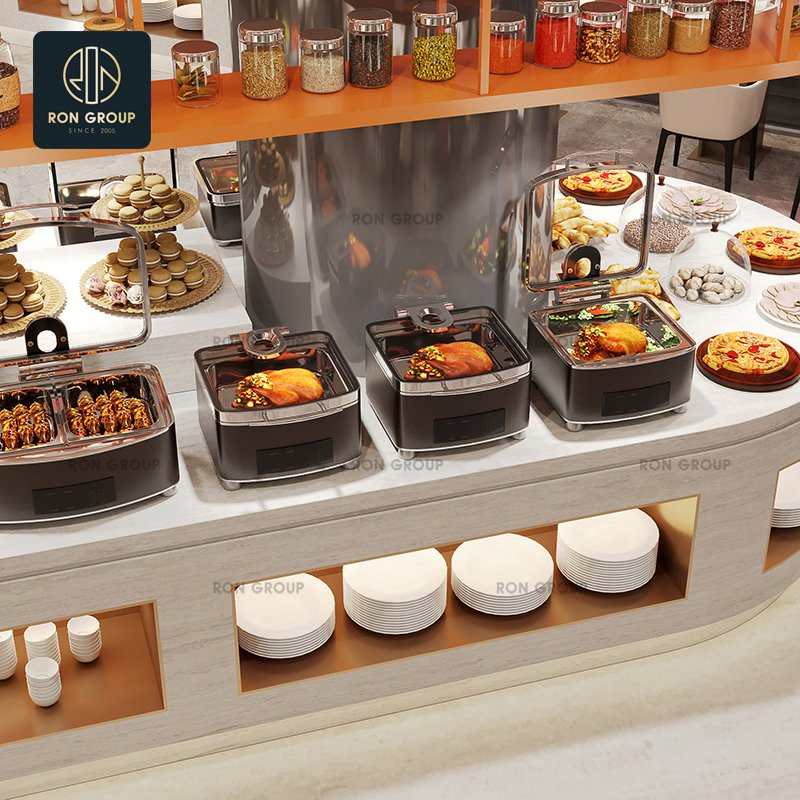 Wholesales Square Hotel Catering Supplies Restaurant Stainless Steel Electric Food Warmer Chafing Dish with Lid