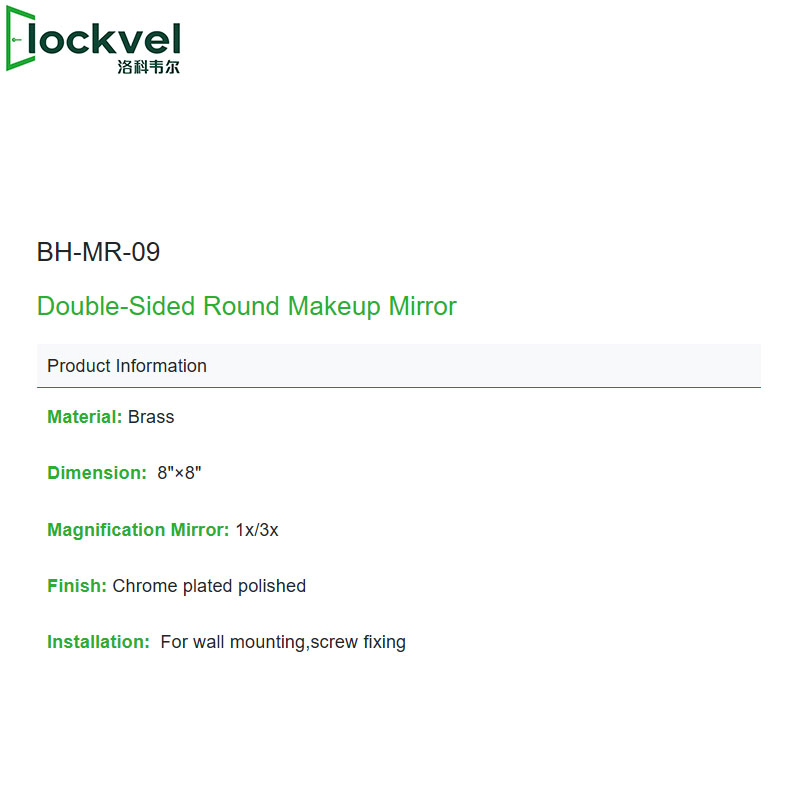 Bathroom Chrome Invisible Screws Magnifying Mirror/ Magnification Makeup Mirrors