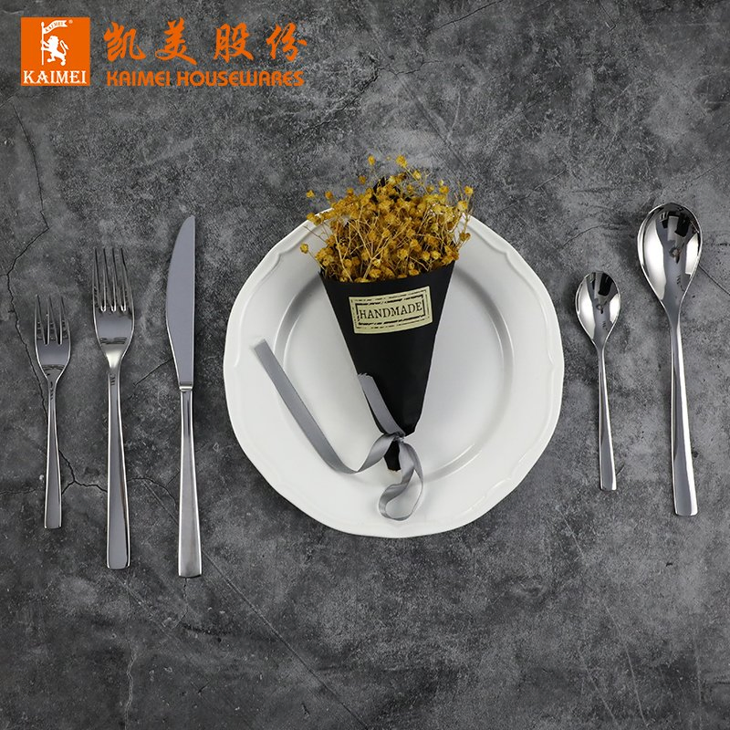 Hotel 4PCS Gold Plated Stainless Steel Gold Cutlery Sets for Wedding Restaurant Festival