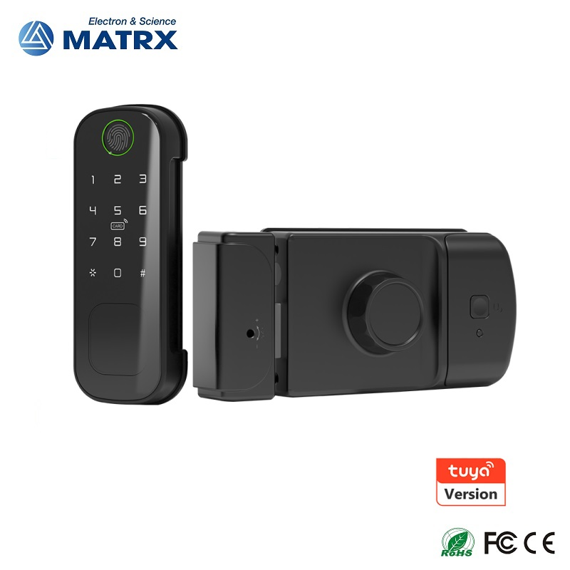 2025 Dual Side Fingerprint Security Smart Lock Tuya APP WiFi Keyless Access for Smart Home Gate Door Lock