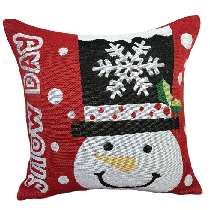 Classic Vintage 45*45cm Customizable Christmas Interior Decoration Cushion Cover Pillow Case