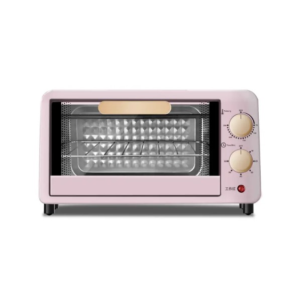 Sleek Compact Digital Oven with Electronic Display and Double Glass