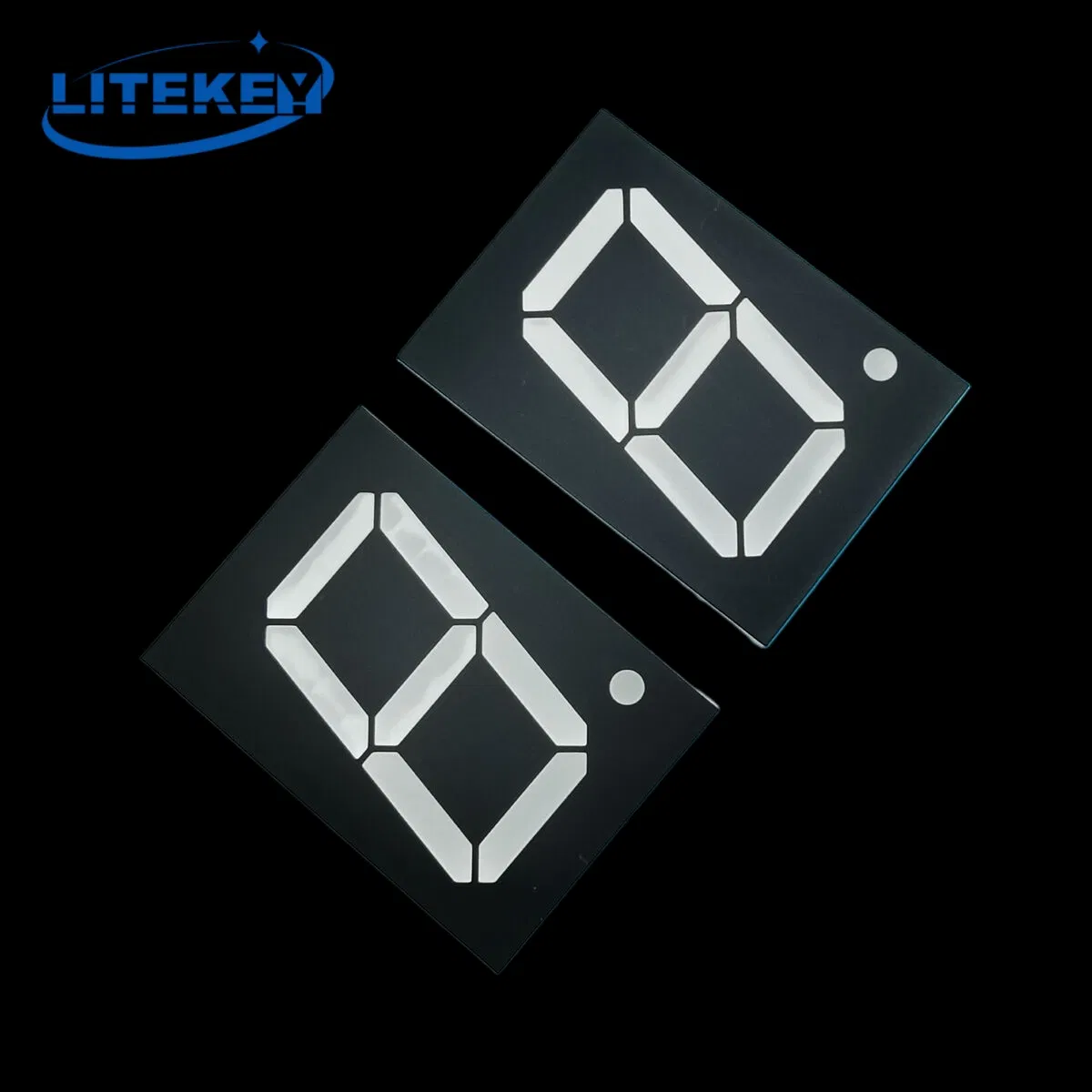 Custom 1 Inch Dual Color 7 Segment LED Display with RoHS