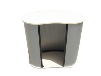 Modern Design Exhibition Promotion Desk Table Portable Counter W/ Inner Shelf, Carrying Case