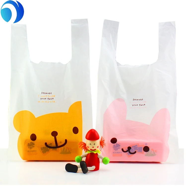 Reusable and Disposable Daily Shopping Supermarket Convenience Small Business Factory Price Thank You Bags 1000PCS to Go Bags