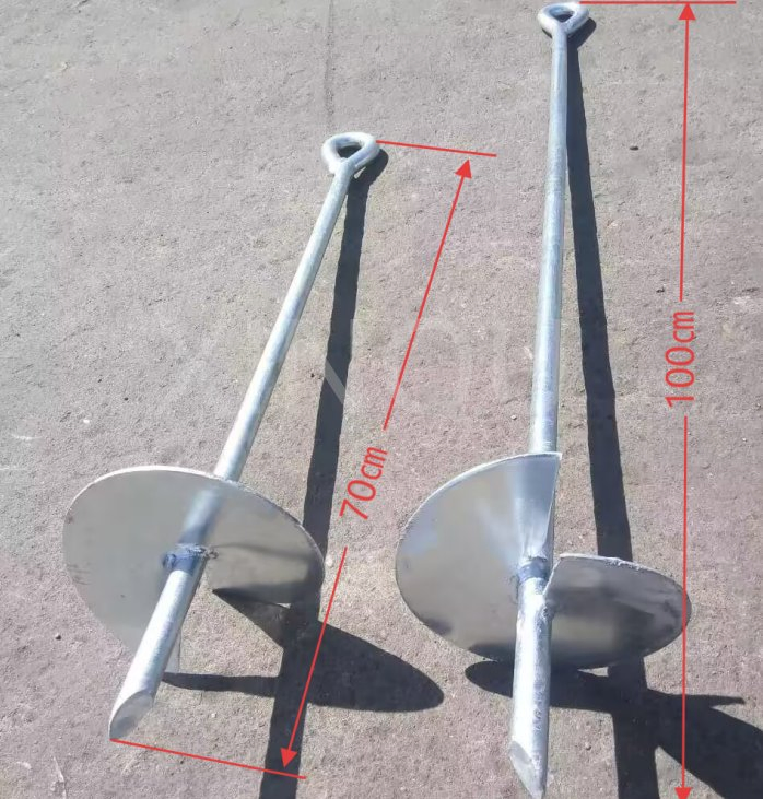 Грунтовый якорь из оцинкованной стали