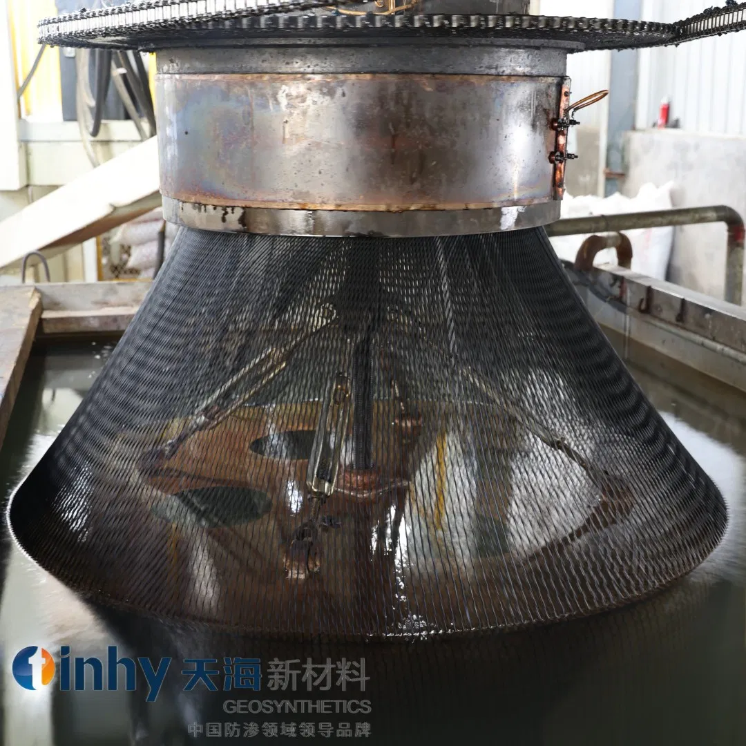 200g/2mm/200g PET Filament Fiber Geotexile HDPE Drainage Geonet