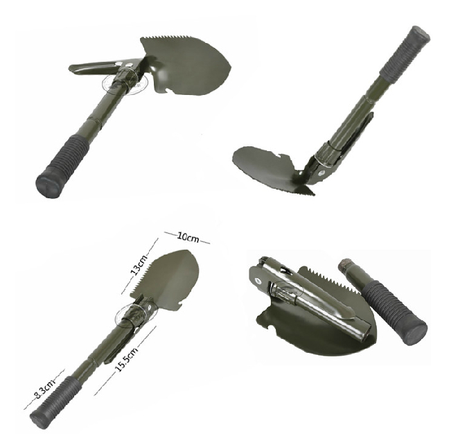 Outdoor Garden Handle Engineer Folding Camping/ Multi-Function Survival Shovel