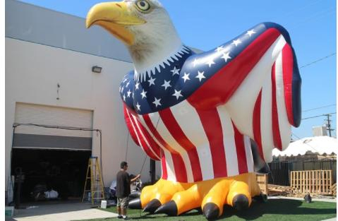 2023 New 25 FT. Giant Inflatable Patriotic American Eagle