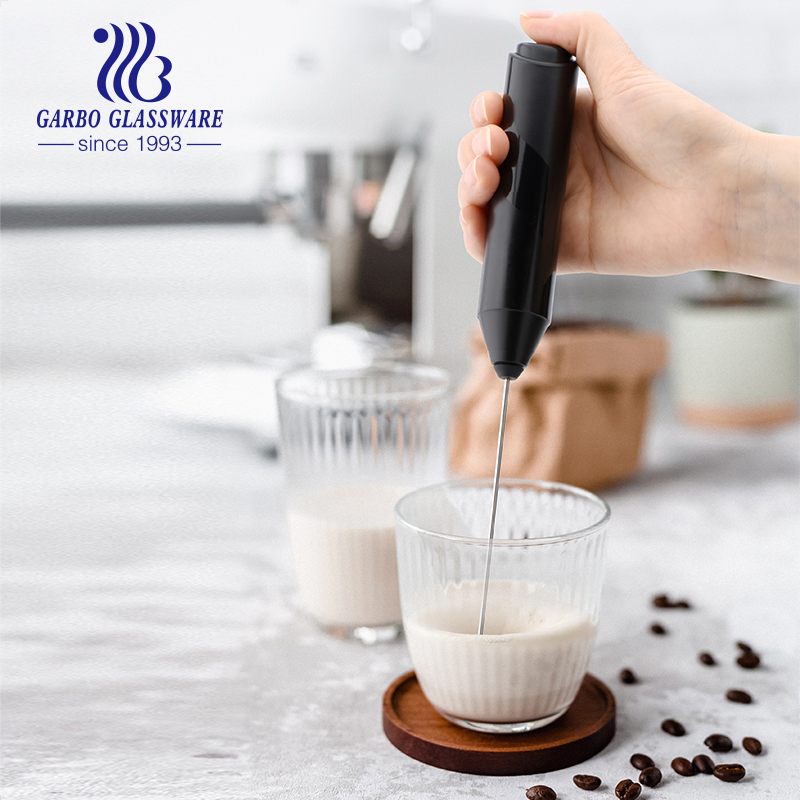 Stocked Battery Electric Automatic Egg Whisk Handheld Milk Frother Foam Maker for Whisk Coffee