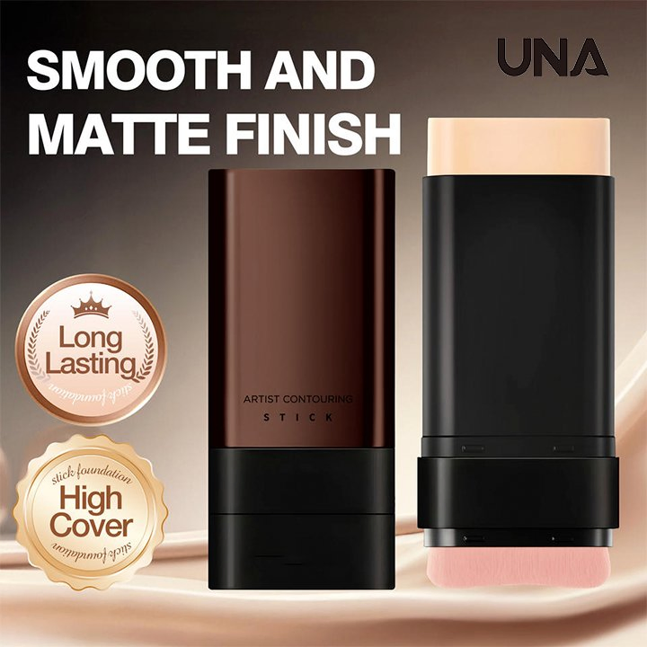 2 Colors Whitening Concealer Foundation Stick Waterproof Smoothing Matte Contour Stick with Private Label for Makeup Contour