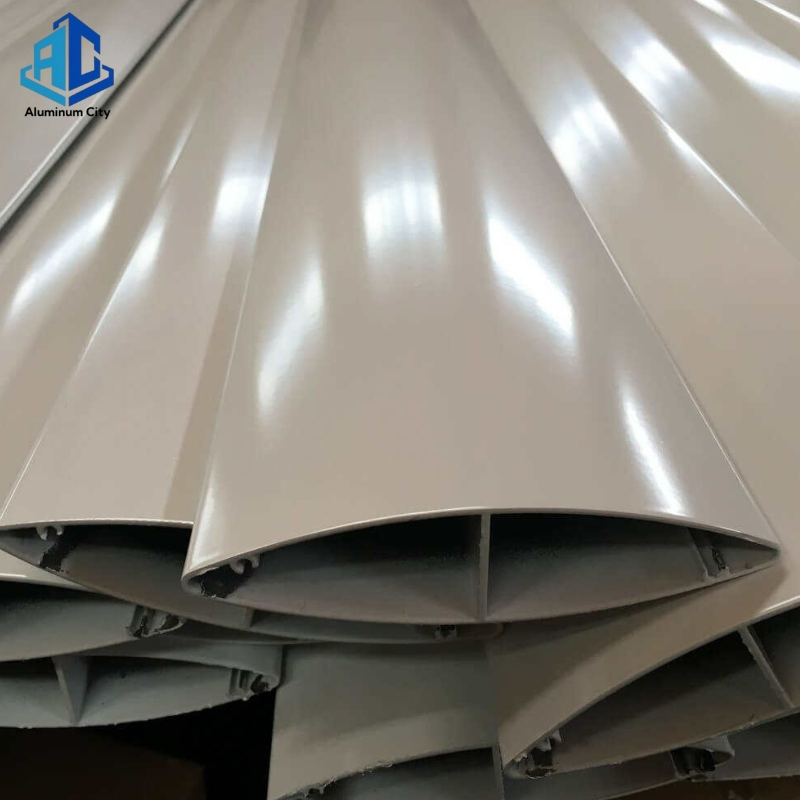 Customizable 3D Design Ventilated Aluminum Louver for Commercial & Industrial Building Facades with Anti-Corrosion Coating