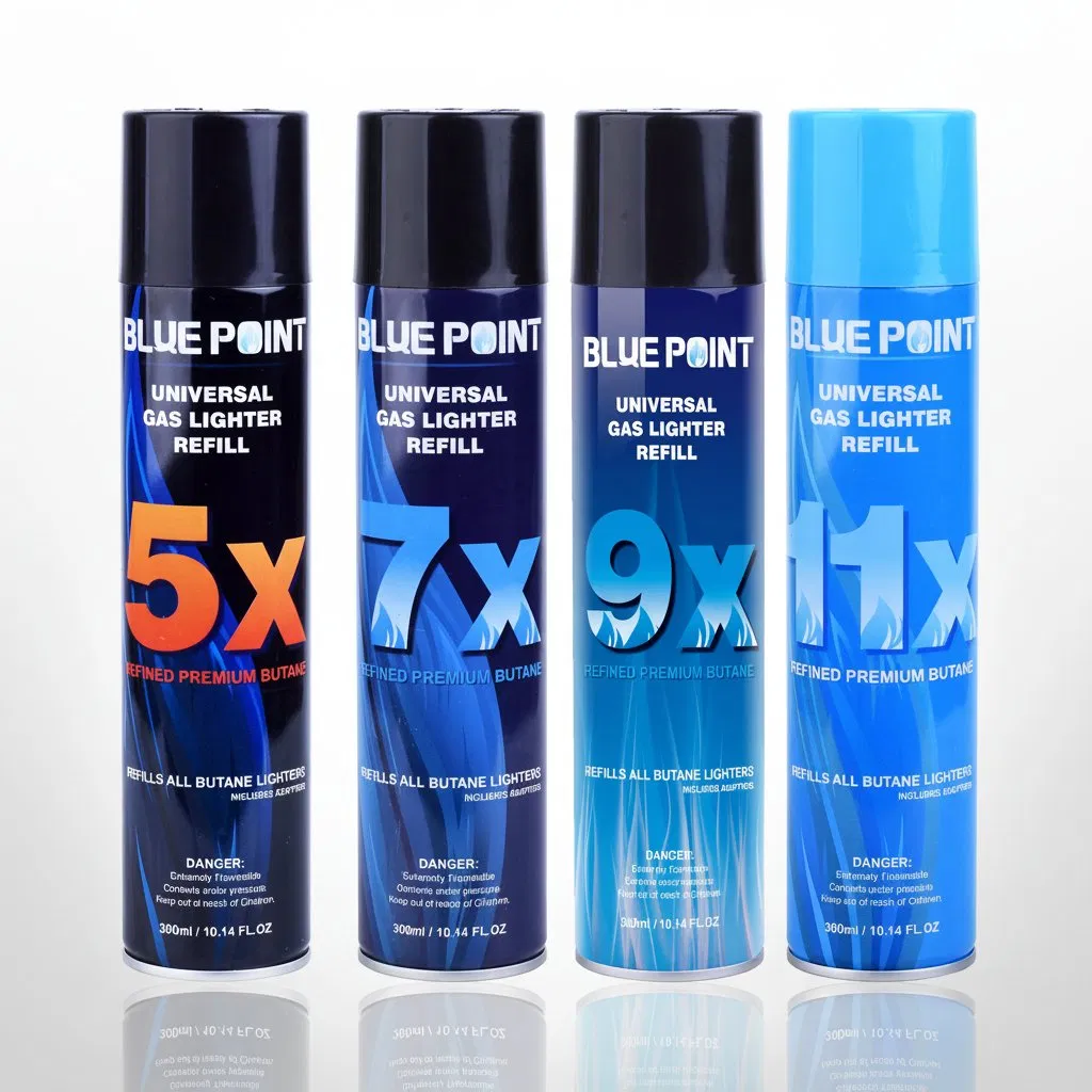 Outdoor Universal Bottle and Aerosol Canister Butane Gas Refill Cylinder