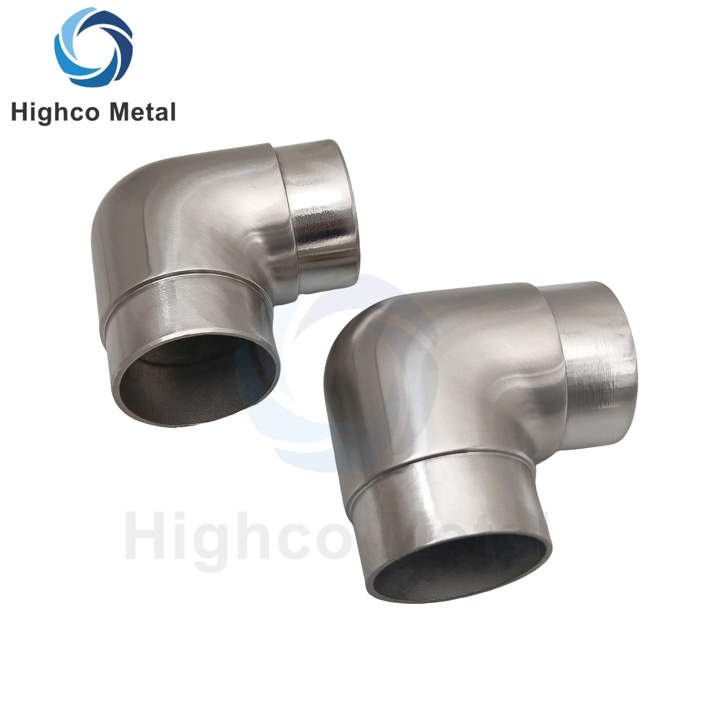Stainless Steel 90 Degree Tube Joiner Handrail Elbow Stair Railing