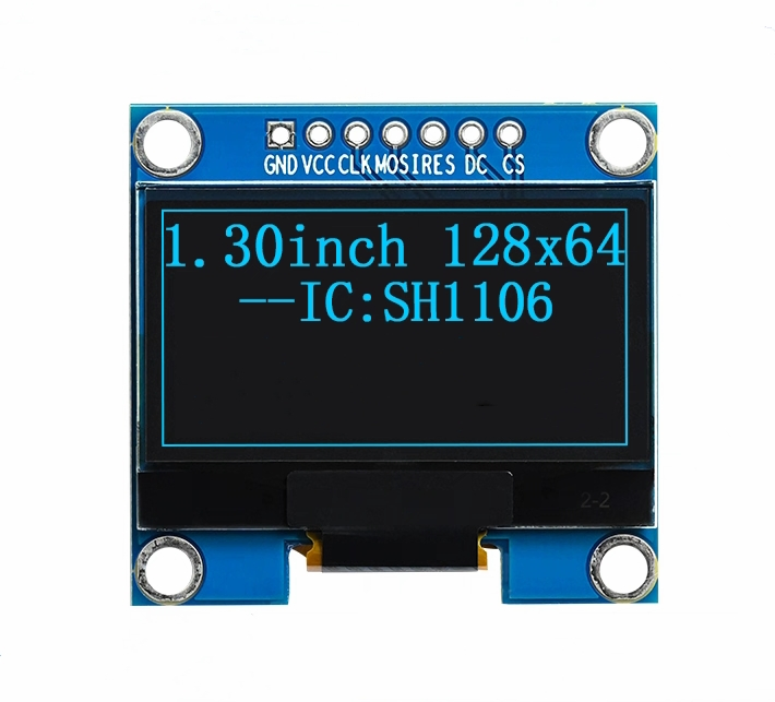 OLED-дисплей 1.3 дюйма SSD1306/Sh1106, белый/синий/желтый