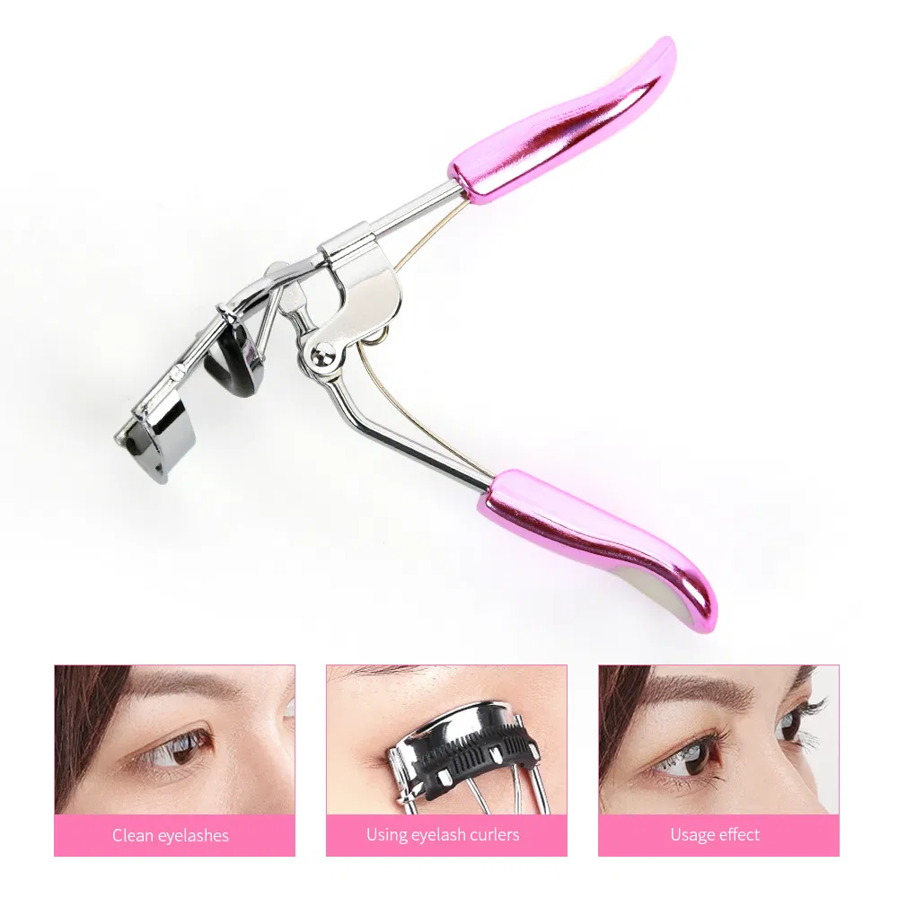 New Style Lashes Eyelash Curler Stainless Steel Custom Logo Color Makeup Eye Lash Curler