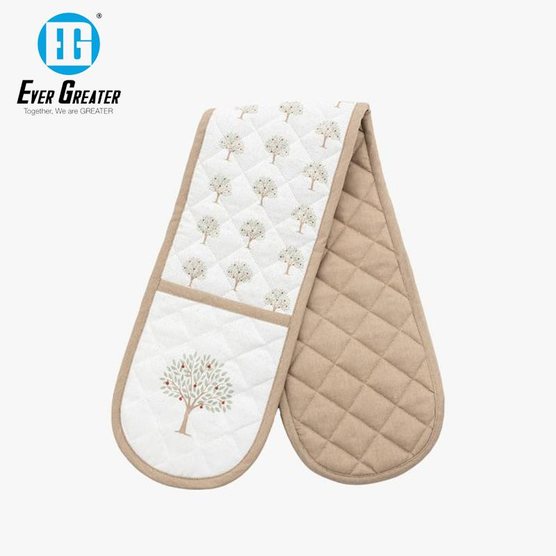 Premium Custom Christmas Oven Mitts Set High Quality Cotton Printed Oven Mitts for Holiday Baking Personalized Oven Mitts