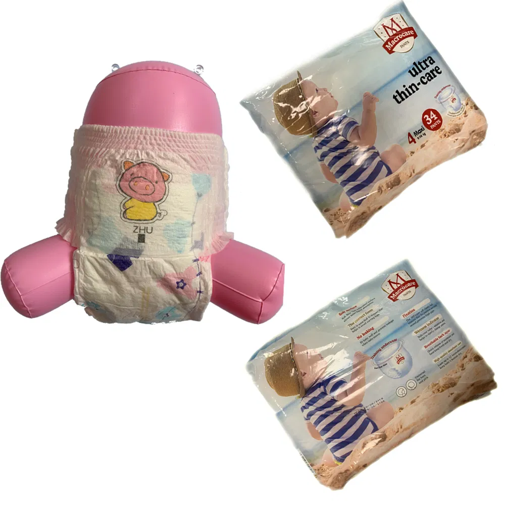 Hot Selling Macrocare Brand Wholesale Panty Styles Disposable Diaper