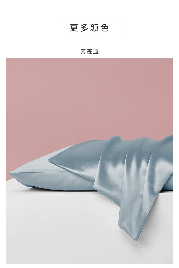 Hot Selling Wholesale Customized High Quality Silk Pillowcase 25mm 22mm 19mm 100% Natural Mulberry Raw Silk 6A Grade Silk Fabric Pillowcase for Sleeping