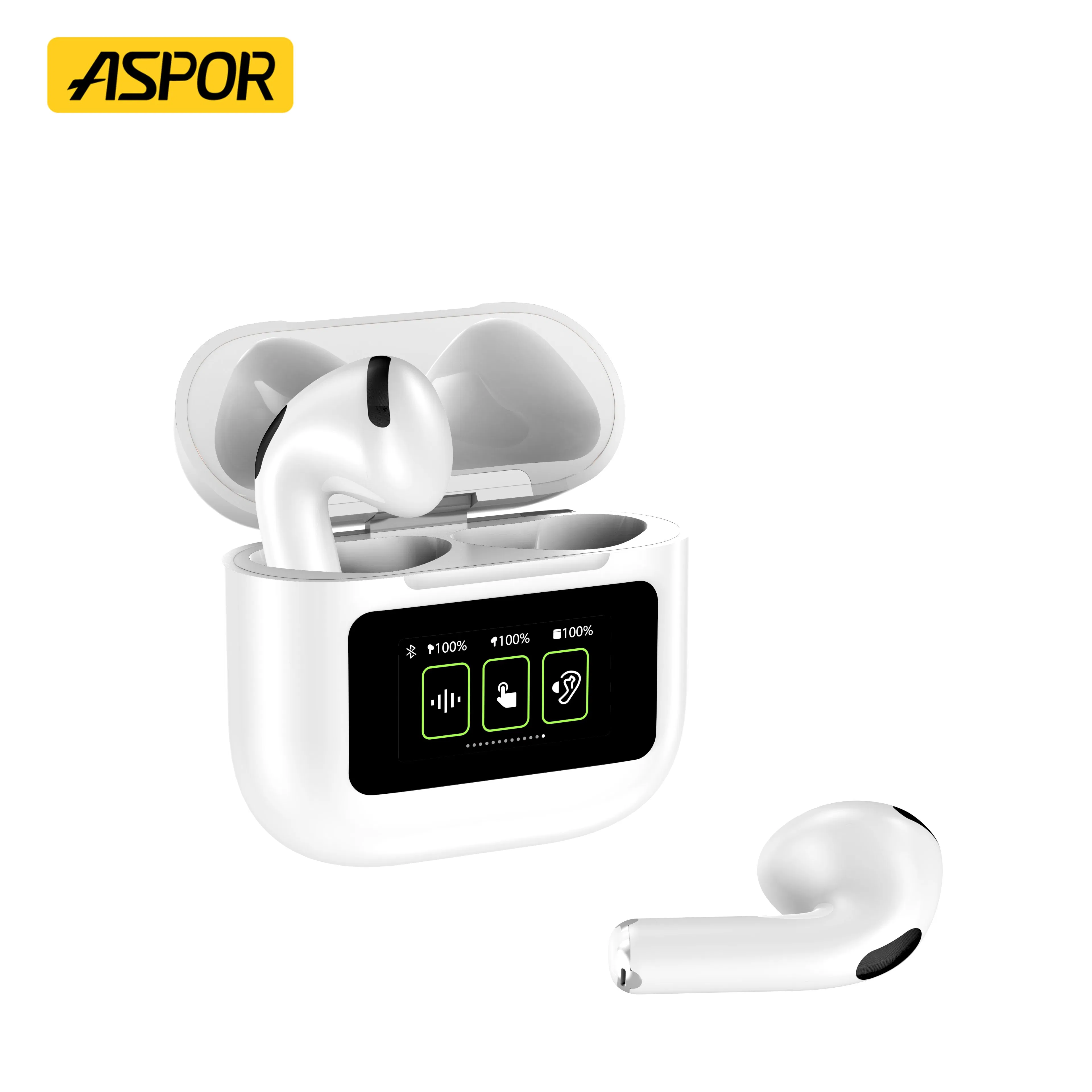 Наушники ASPOR A630 TWS Bluetooth 5.3, защита от воды
