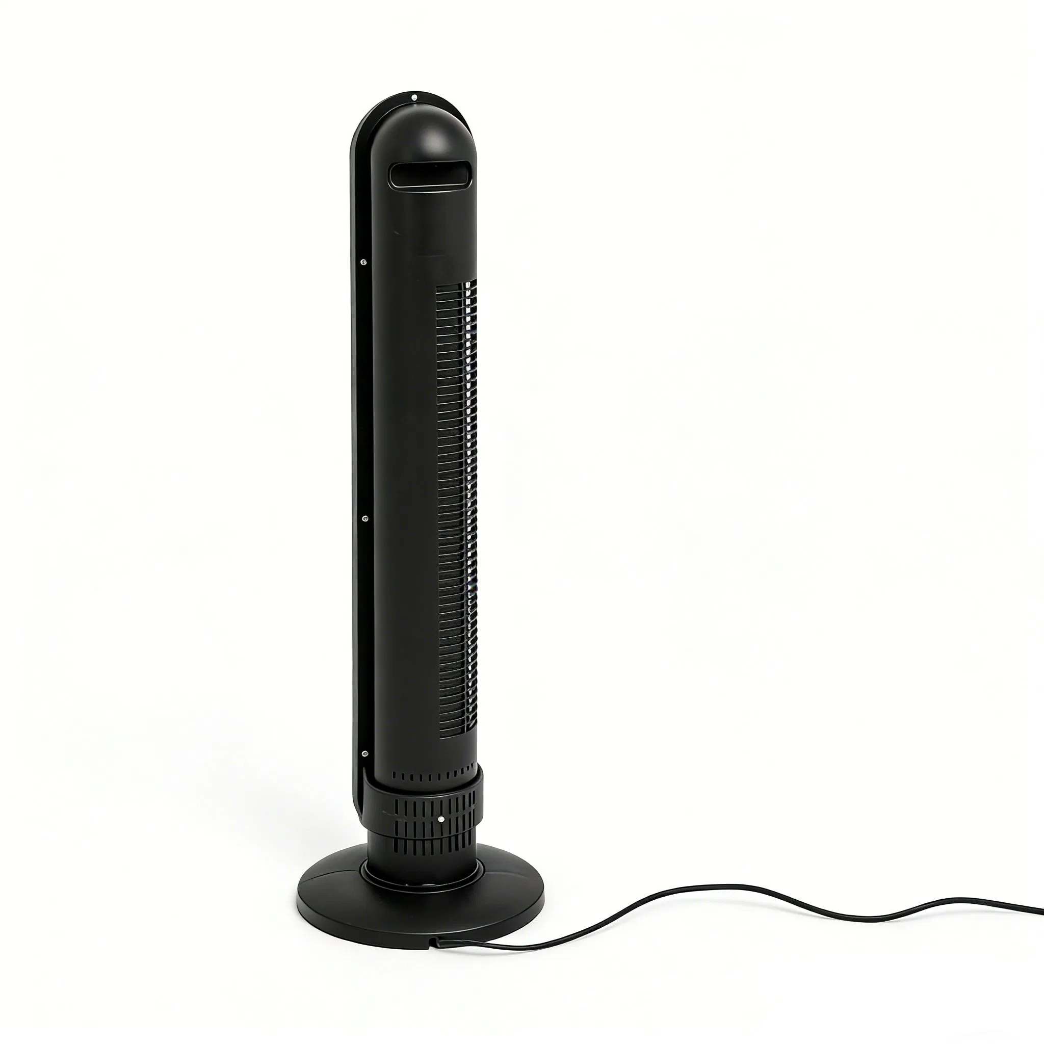 Ultra-Quiet Indoor Bladeless Tower Fan - 360° Rotating, Sleek Floor-Standing Design for Bedroom & Home Use Energy-Efficient, Safe & Space-Saving Household