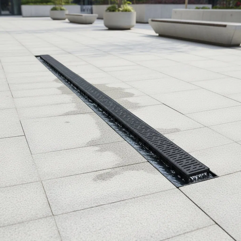High-Performance Plastic Drainage Channel to Prevent Water Pooling