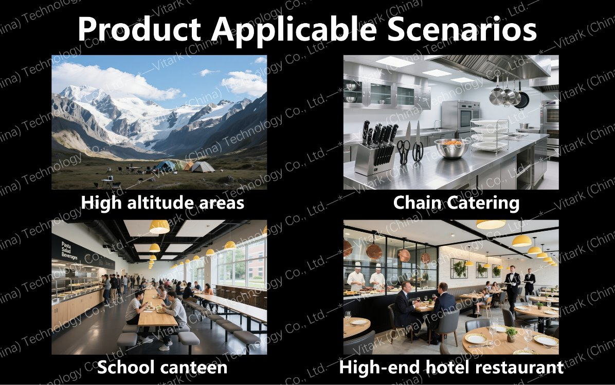 12L Industrial Electric Pressure Cooker Commercial Kitchen Use Manufacturer