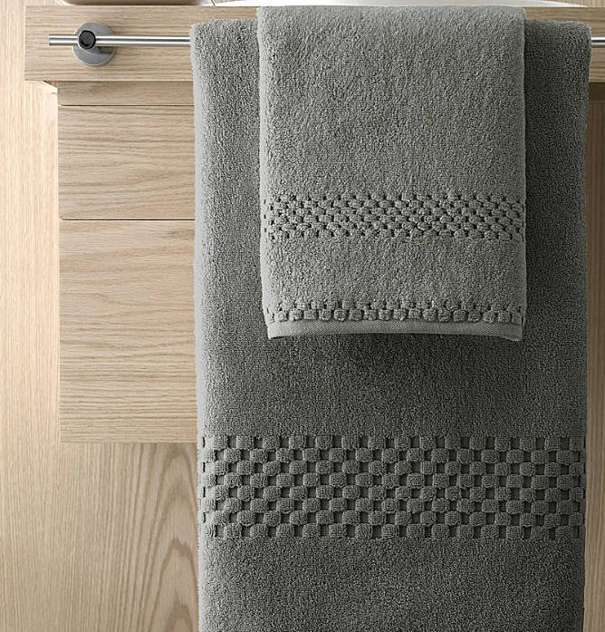 Factory Wholesale 100% Organic Cotton Bamboo Terry Multi Colors Bamboo Face Hand Towel Large Body Bath Towel